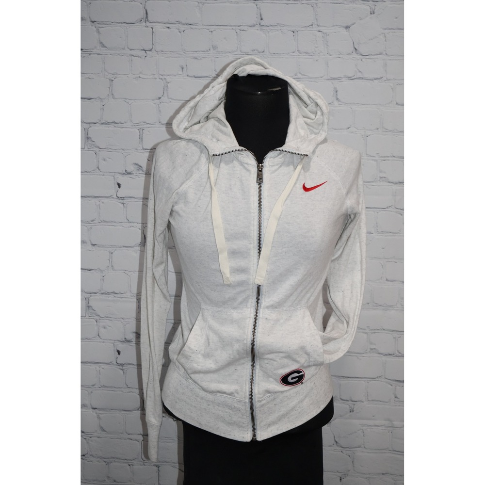 Nike UGA Hoodie Women XS University Georgia Bulldogs Full Zip Jacket DAWGS